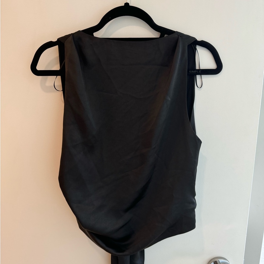 Zara Open Back Tie Top